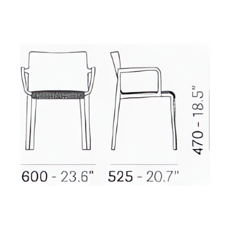 Pedrali Krzesło Volt 676/2 Biały