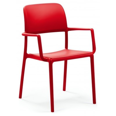 Krzesło Riva Nardi czerwone