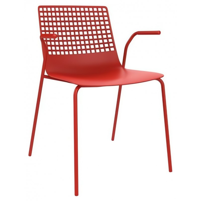Krzesło Wire Rojo