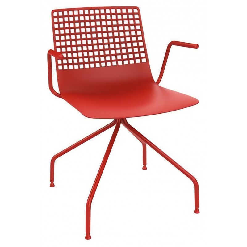 Krzesło Wire Spider Arm Red