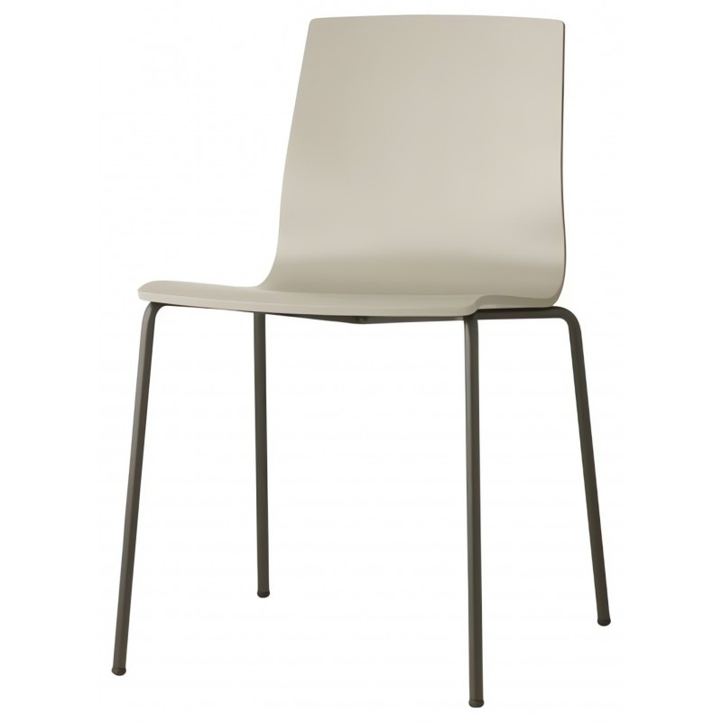 Krzesło Alice Wood Scab Design - jasnoszare