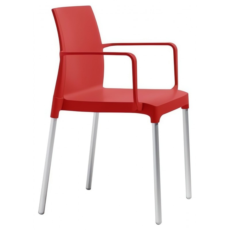 Krzesło Chloe Mon Amour z podłokietnikami Scab Design - czerwone