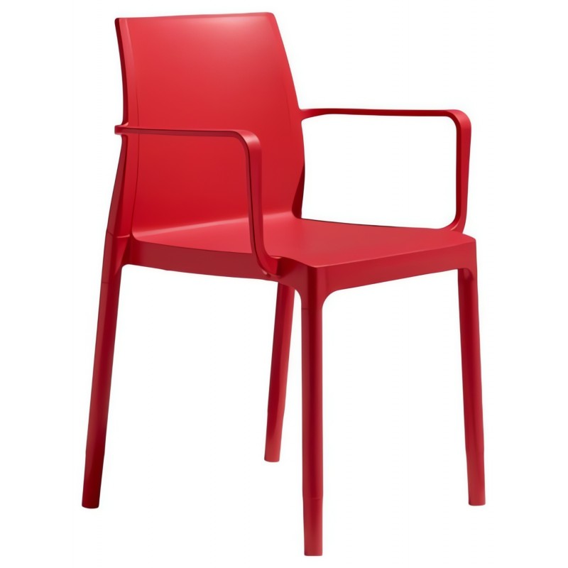 Krzesło Chloe Trend Mon Amour z podłokietnikami Scab Design - czerwone