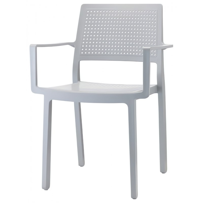 Krzesło Emi z podłokietnikami Scab Design - szare