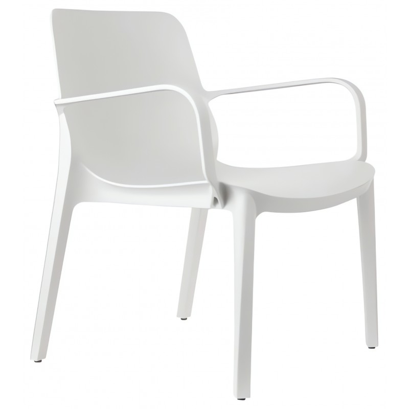 Krzesło Ginevra Lounge Scab Design - lniany