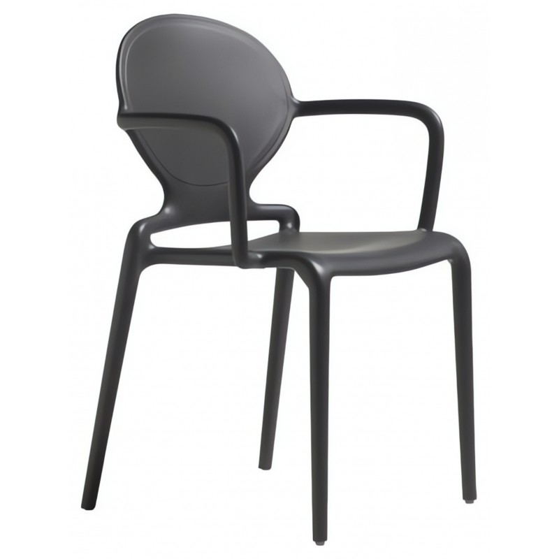 Krzesło Gio z podłokietnikami Scab Design - antracyt