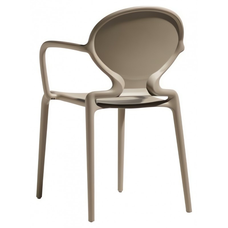 Krzesło Gio z podłokietnikami Scab Design - beżowe