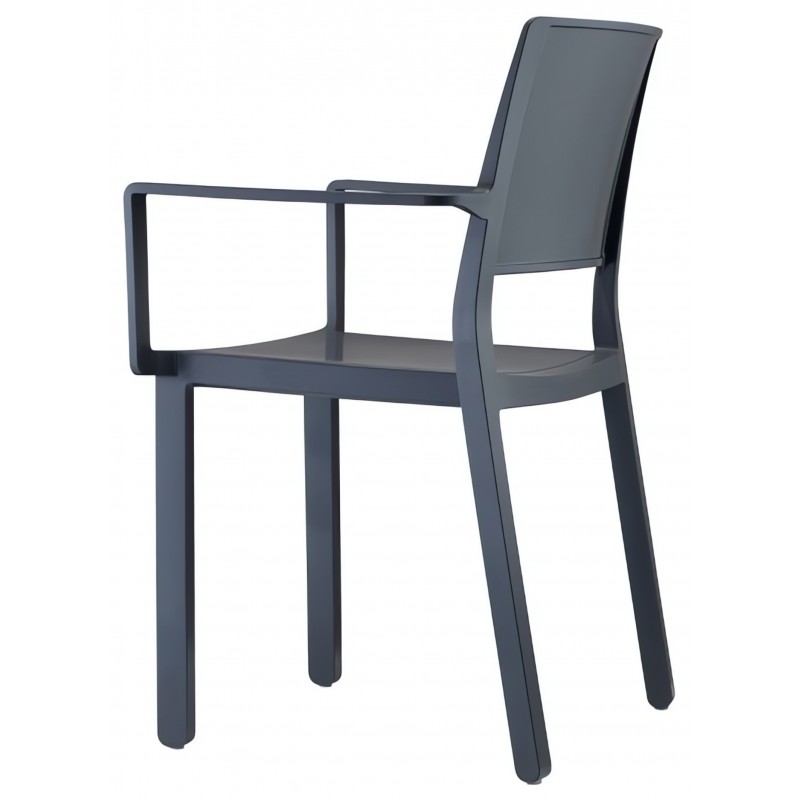 Krzesło Kate z podłokietnikami Scab Design - antracyt