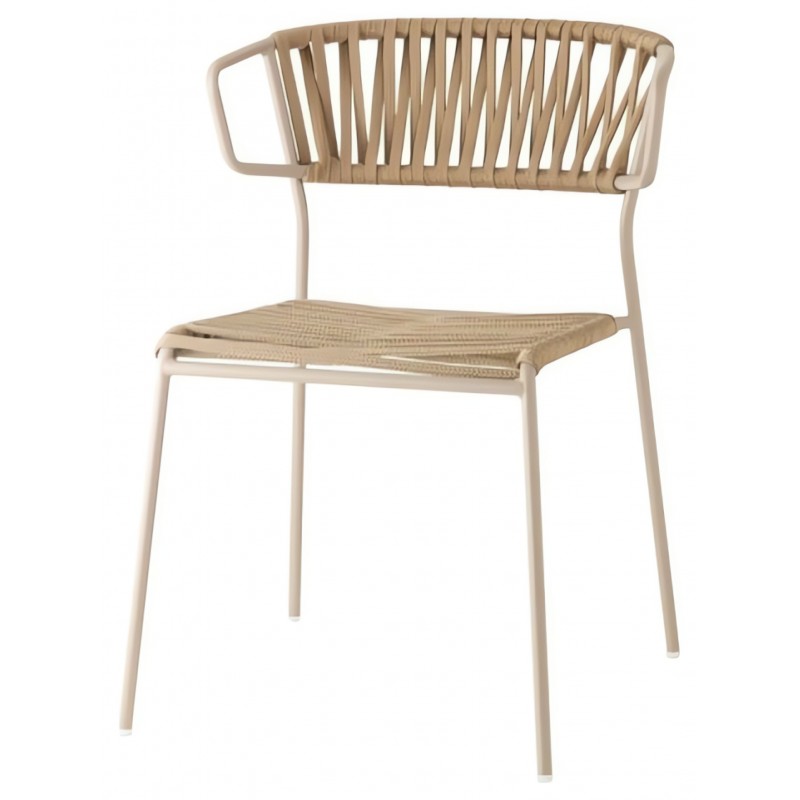 Krzesło Lisa Filo z podłokietnikami Scab Design - beżowe