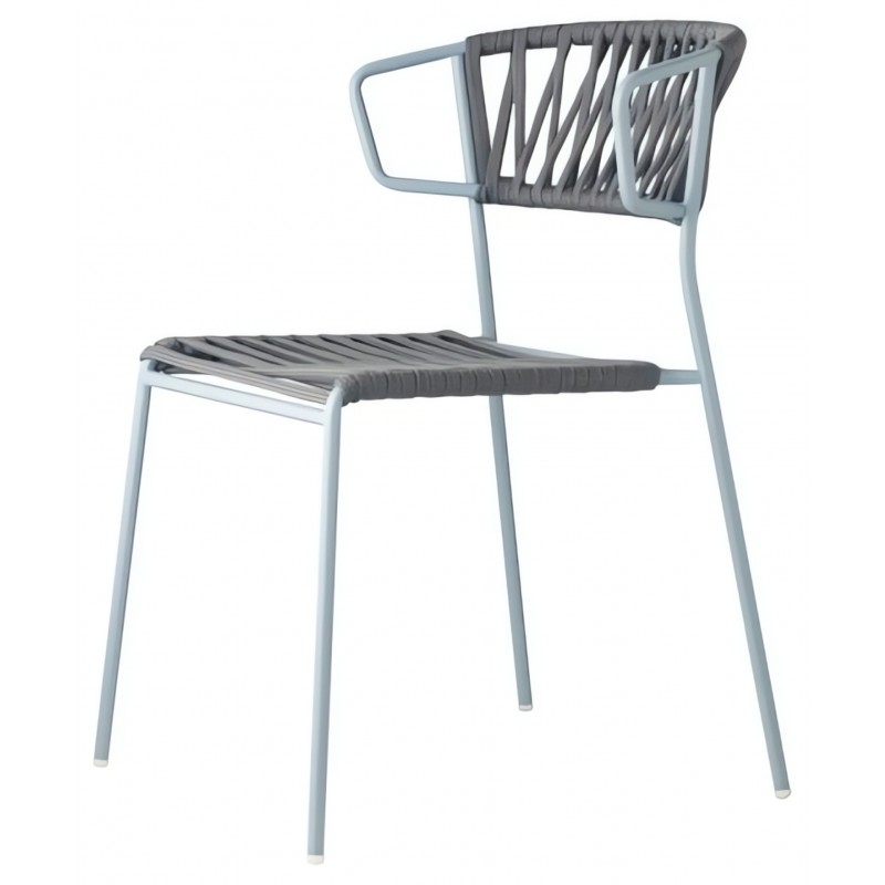Krzesło Lisa Filo z podłokietnikami Scab Design - ciemnoszare