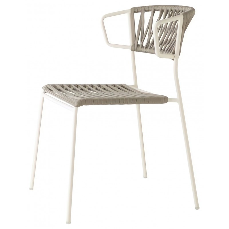 Krzesło Lisa Filo z podłokietnikami Scab Design - jasnoszare