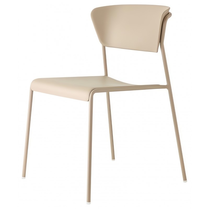 Krzesło Lisa Technopolymer Scab Design - beżowe