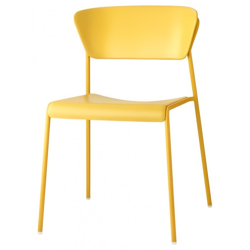 Krzesło Lisa Technopolymer Scab Design - musztardowe