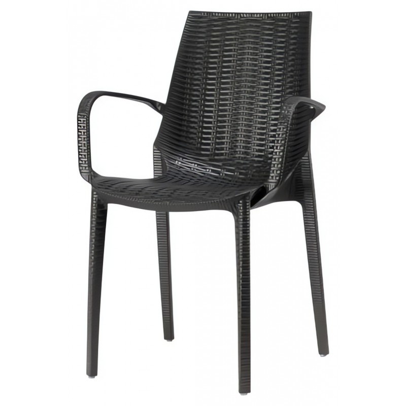 Krzesło Lucrezia z podłokietnikami Scab Design - antracyt