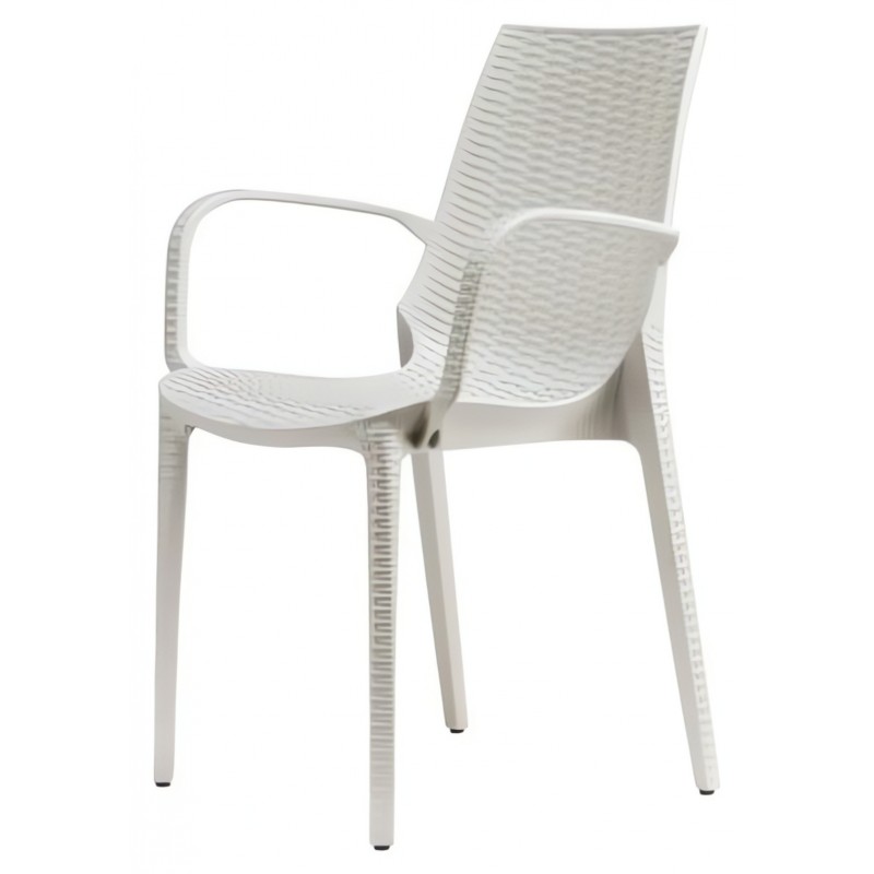 Krzesło Lucrezia z podłokietnikami Scab Design - lniany
