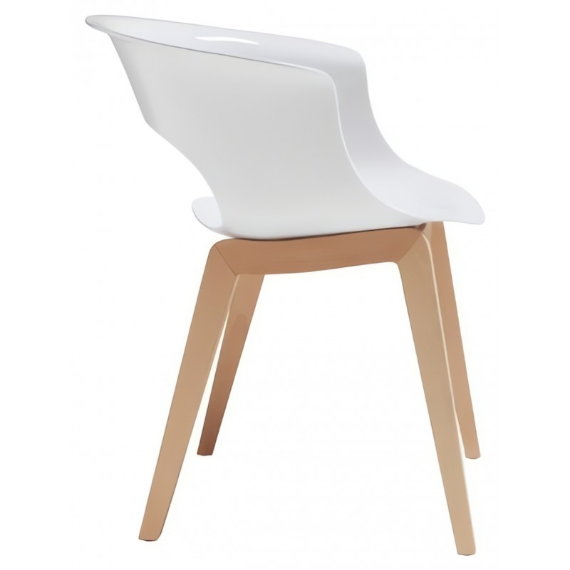 Krzesło Natural Miss B Antishock Scab Design - białe