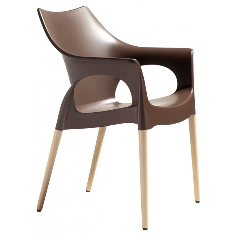 Krzesło Natural Ola Scab Design - brązowe