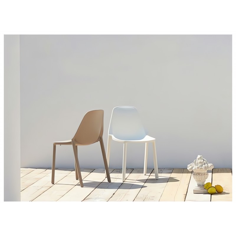 Krzesło Piu Scab Design - beżowe