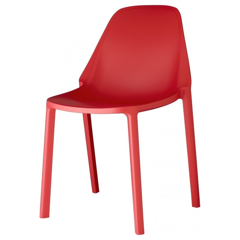 Krzesło Piu Scab Design - czerwone