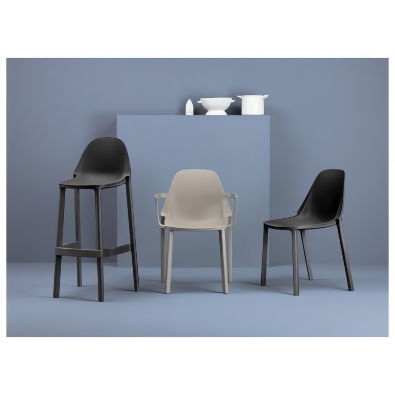 Krzesło Piu z podłokietnikami Scab Design - beżowe