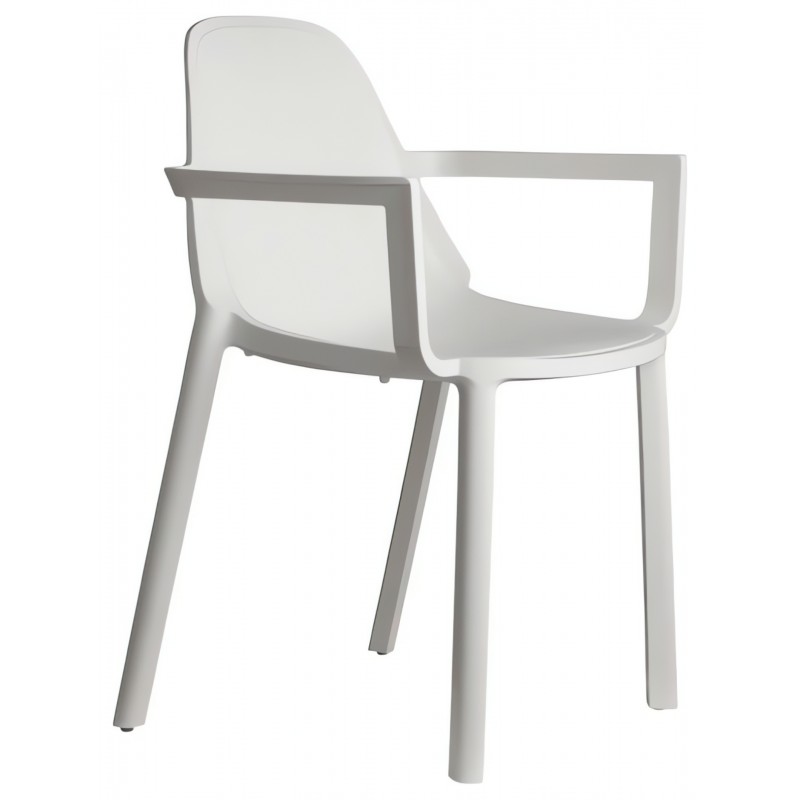 Krzesło Piu z podłokietnikami Scab Design - lniany