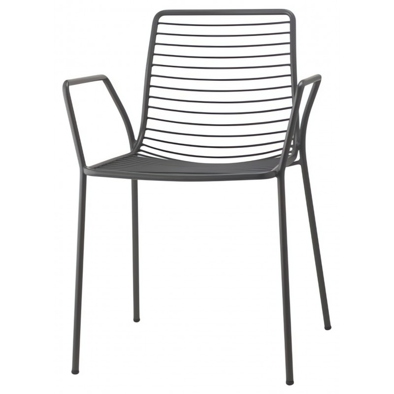 Krzesło Summer z podłokietnikami Scab Design - antracyt