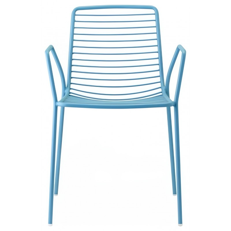 Krzesło Summer z podłokietnikami Scab Design - niebieskie