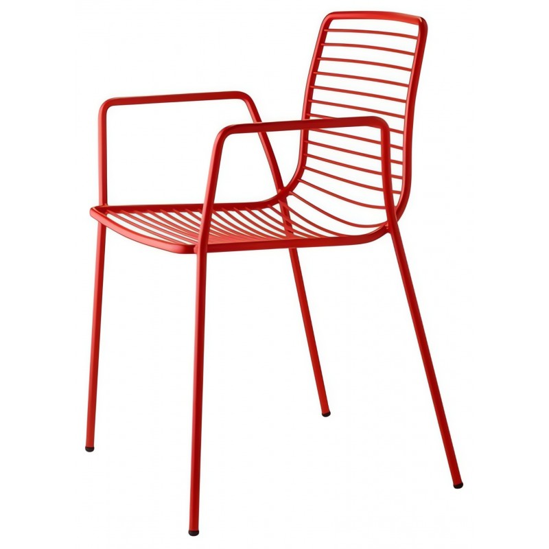 Krzesło Spoon z podłokietnikami Scab Design - pomarańczowe