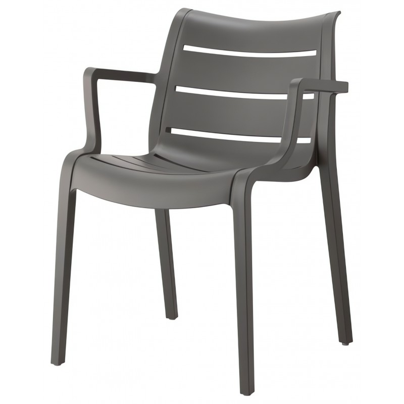 Krzesło Sunset z podłokietnikami Scab Design - antracyt