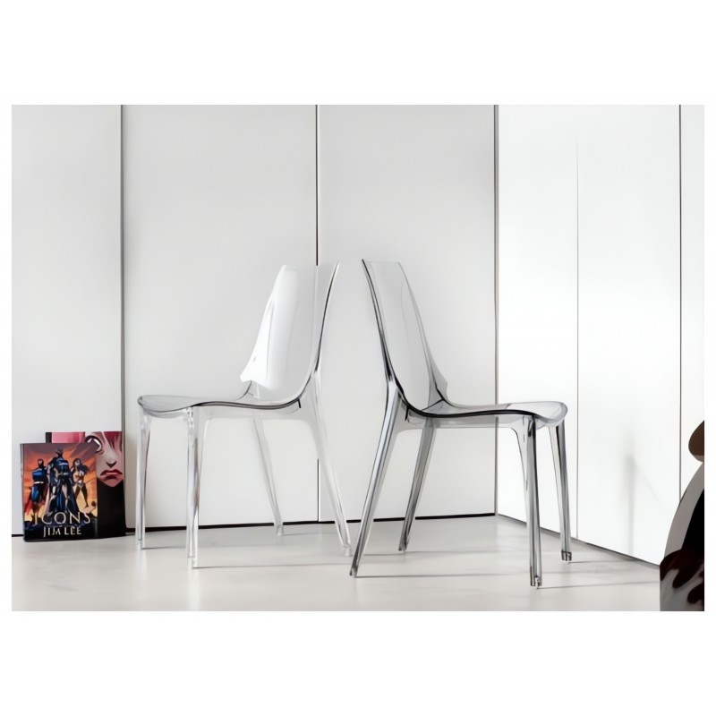 Krzesło Vanity Scab Design - dymne
