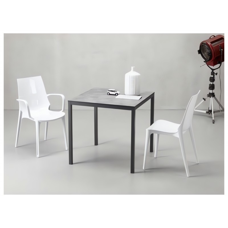 Krzesło Vanity z podłokietnikami Scab Design - białe