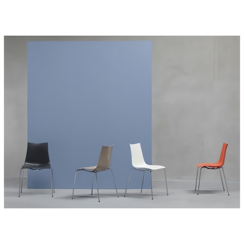 Krzesło Zebra Technopolymer Scab Design - niebieskie