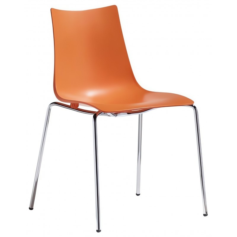 Krzesło Zebra Technopolymer Scab Design - pomarańczowe