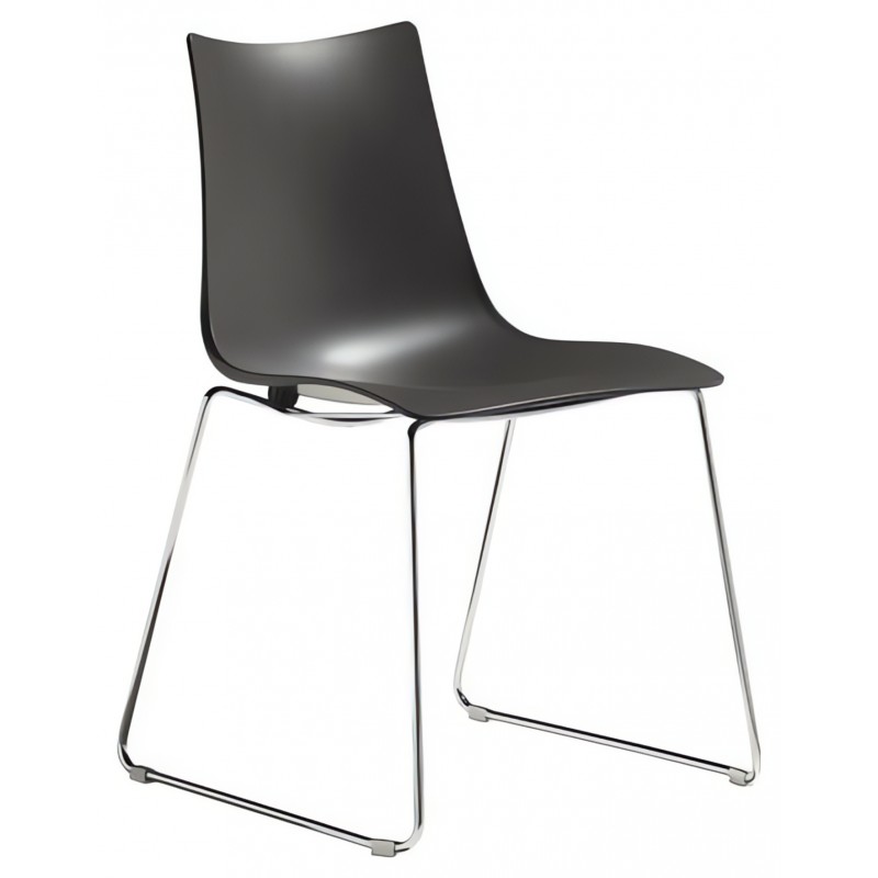 Krzesło Zebra Technopolymer Sledge Scab Design - antracyt