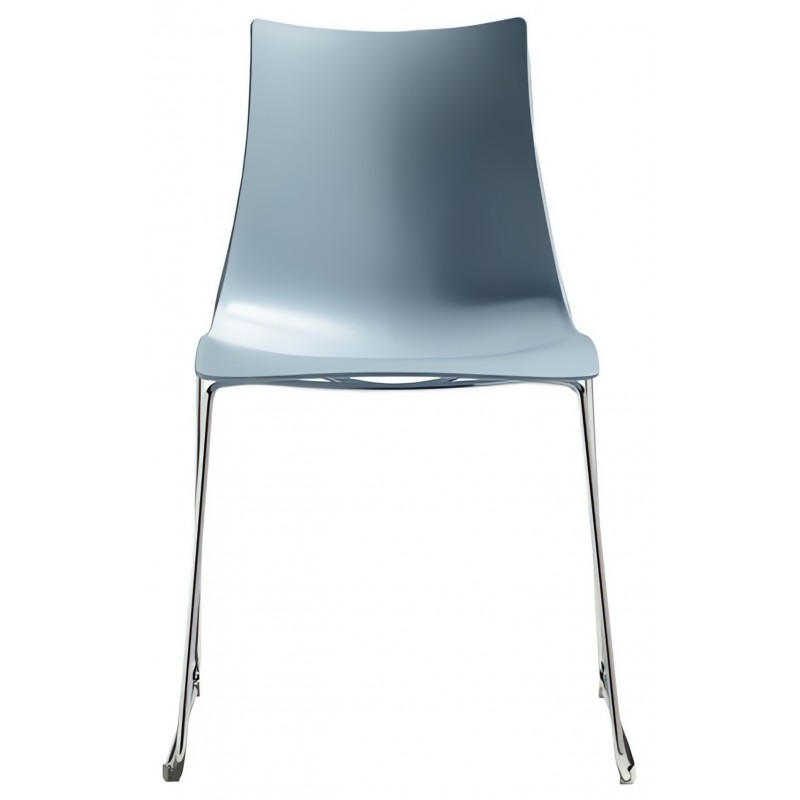 Krzesło Zebra Technopolymer Sledge Scab Design - niebieskie