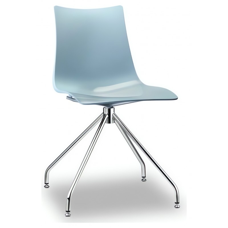 Obrotowe krzesło Zebra Technopolymer Scab Design - niebieskie