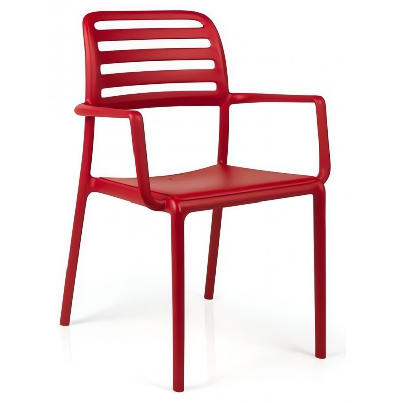 Nardi Krzesło Costa czerwone