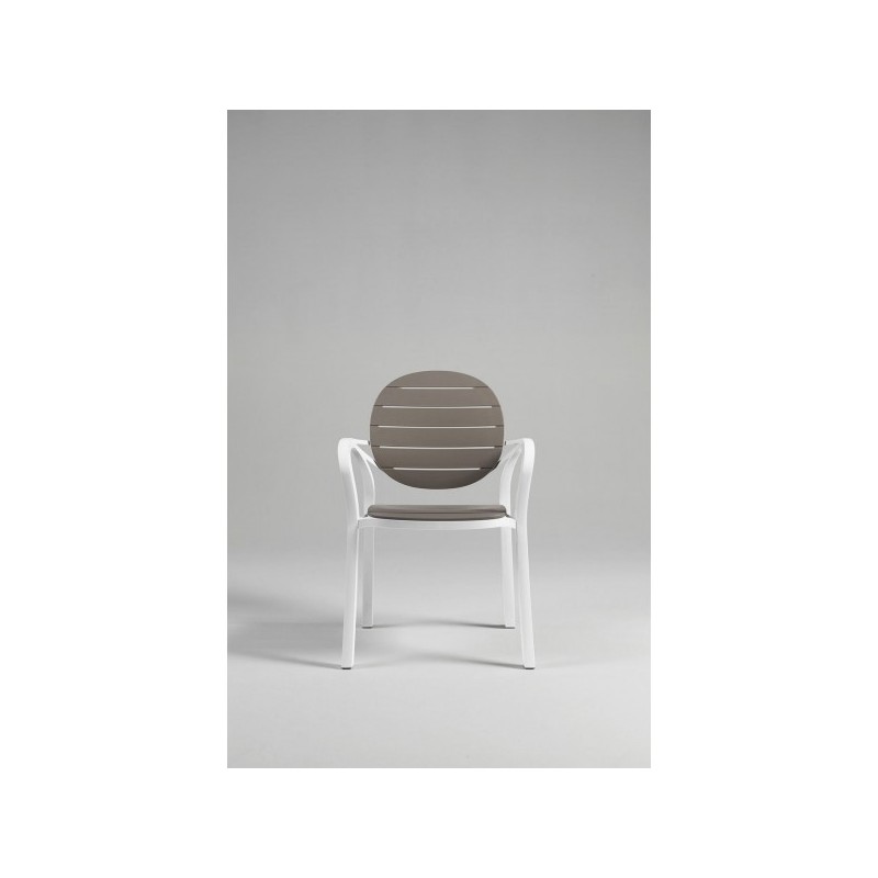 Nardi Krzesło Palma biało-brązowe