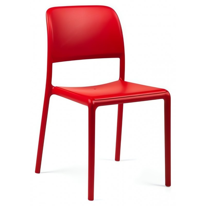 Krzesło Riva Bistrot Nardi czerwone