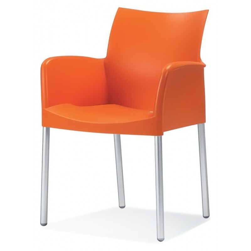 Pedrali Krzesło Ice 850 Pomarańczowy
